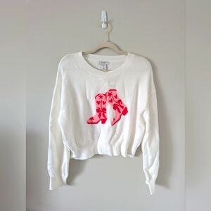 NWT Haute Hippie Cowgirl Sweater Sz L